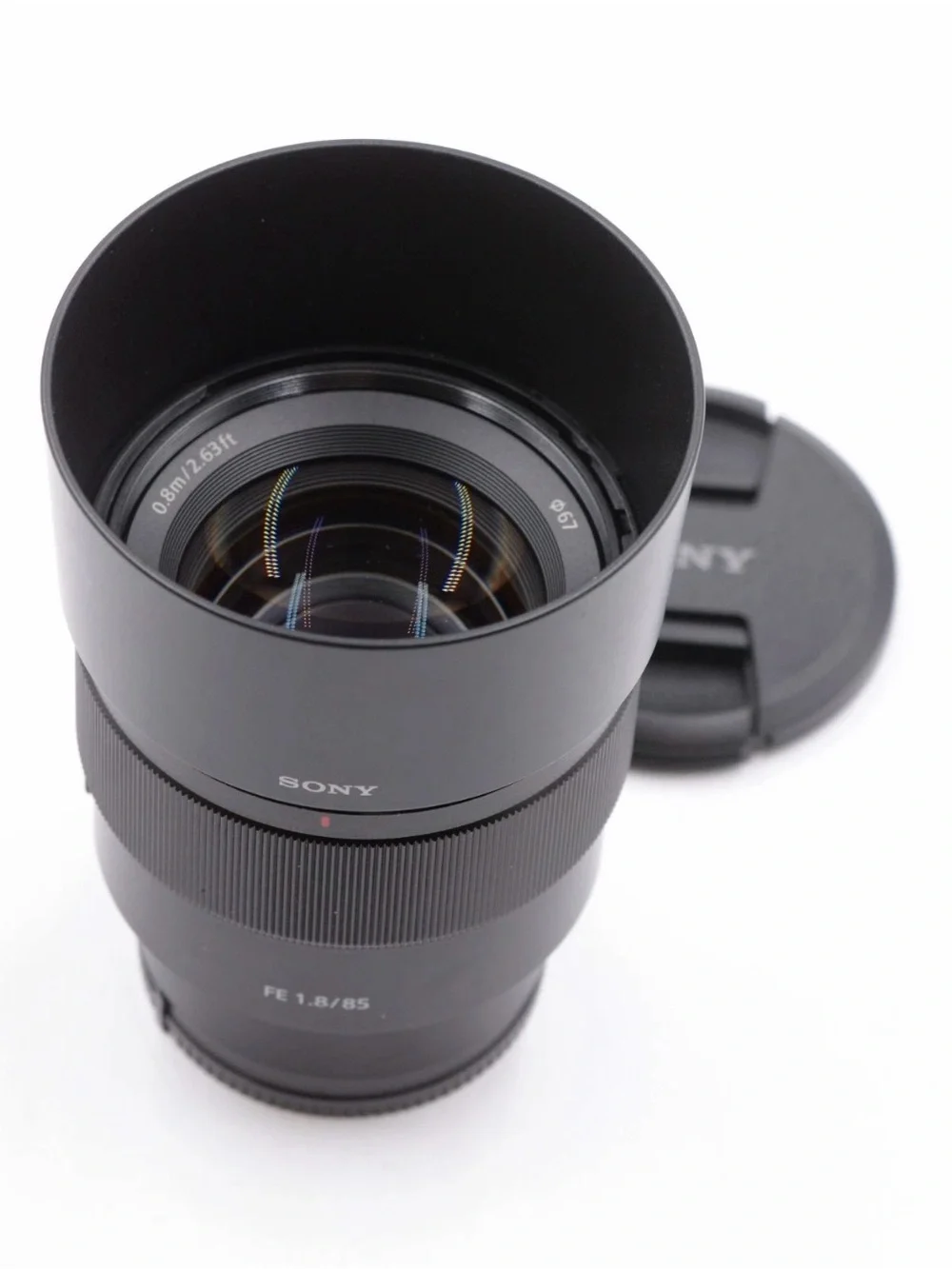 Sony FE 85mm f/1.8 E-Mount Prime Lens - Black with Orange Box